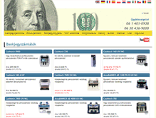 Tablet Screenshot of banknote.hu